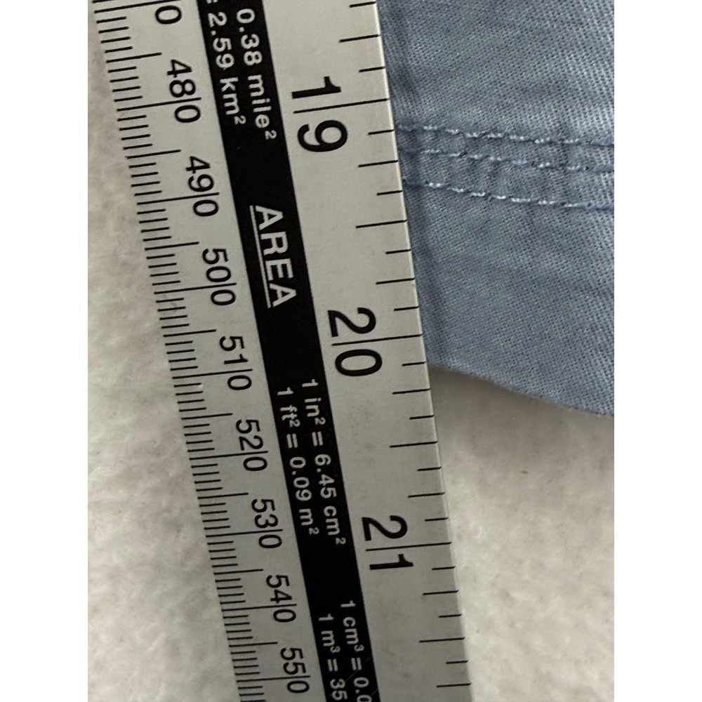 Gloria Vanderbilt Capri Pants Womens 12 Blue Stretch Amanda Cropped Tie Hem - Picture 10 of 11